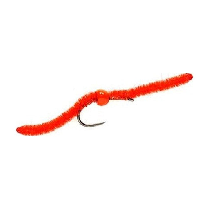 TUNGSTEN BELLY WORM RED BARBLESS - Flies - Fly Fish Food
