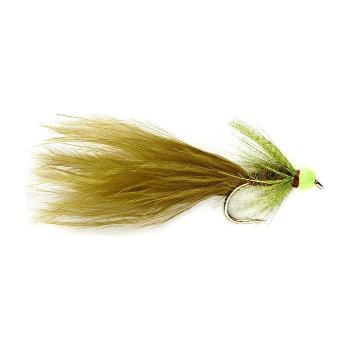 Hothead Damsel Chartreuse Bead - Flies - Fly Fish Food