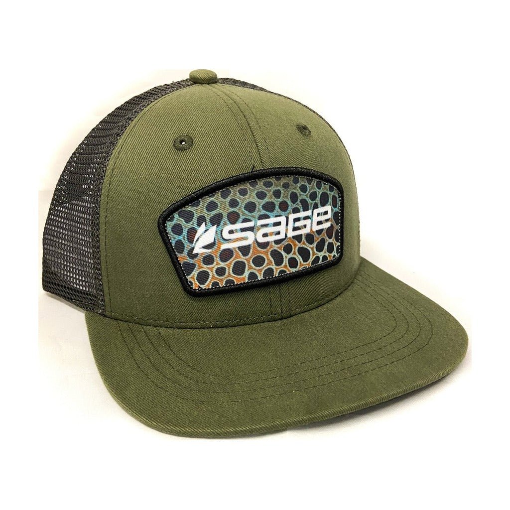 Sage Patch Trucker Hat - Hats - Fly Fish Food