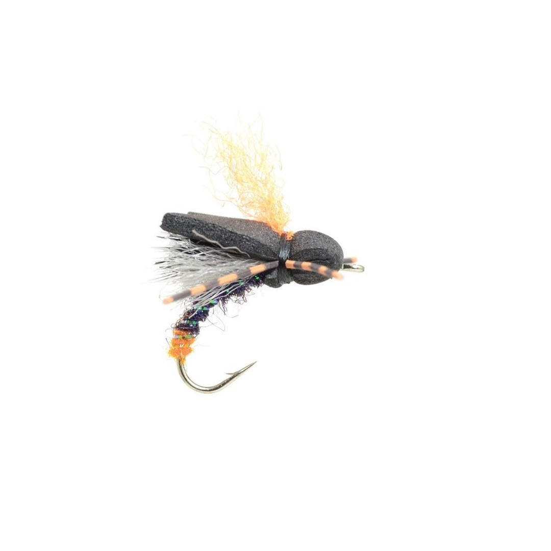 black fly fishing lures Moodah Poodah Black 12