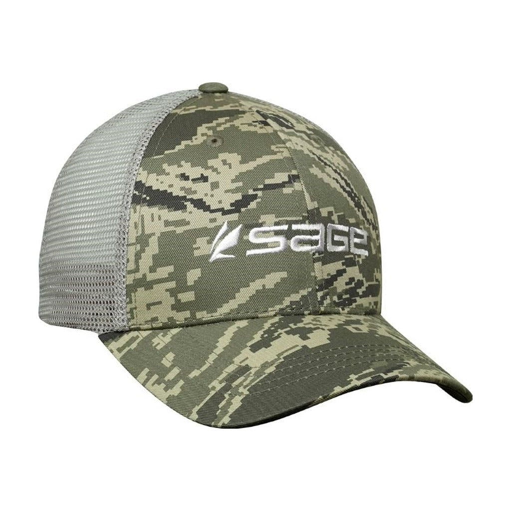 Sage Digi Camo Mesh Back Hat - Hats - Fly Fish Food