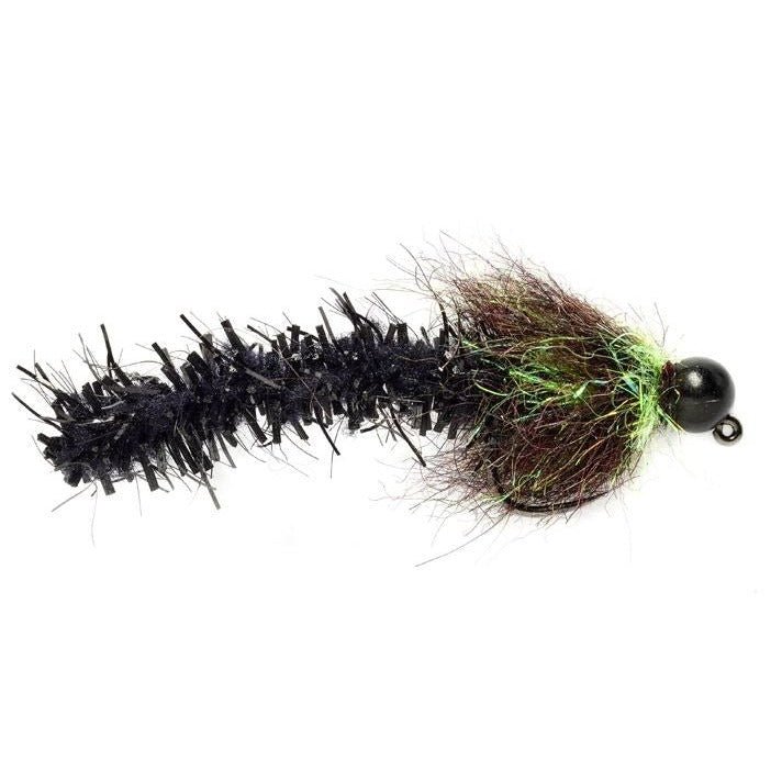 Roly's Poly Leech - Black - Barbless - Flies - Fly Fish Food