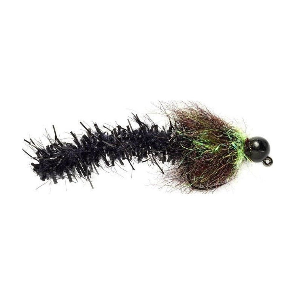 Roly's Poly Leech - Black - Barbless - Flies - Fly Fish Food