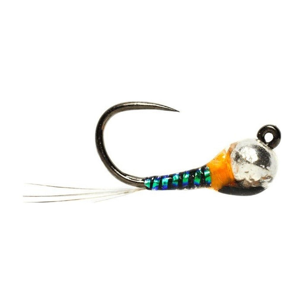 Tungsten Bomb Pearl & Orange Jig - Flies - Fly Fish Food