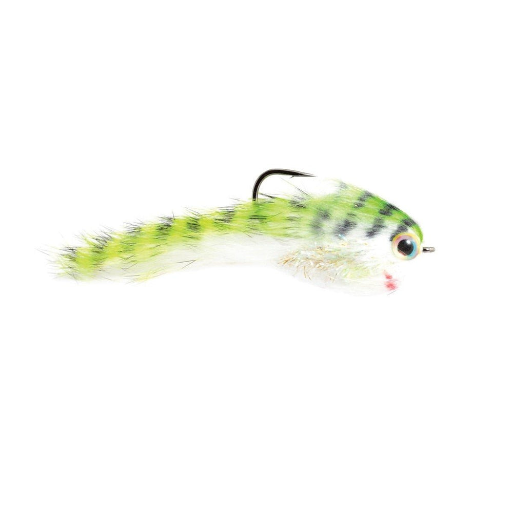 Belly Scratcher Minnow Chartreuse/Black - Flies - Fly Fish Food