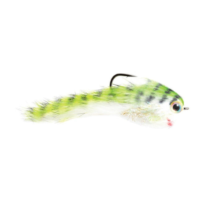 Belly Scratcher Minnow Chartreuse/Black - Flies - Fly Fish Food