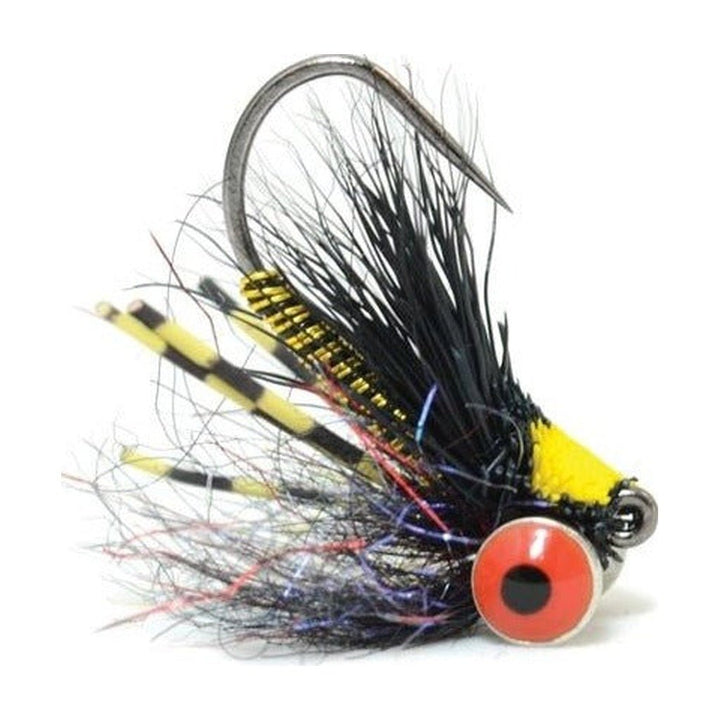 Bluegill Mini Slider Black/Yellow - Flies - Fly Fish Food
