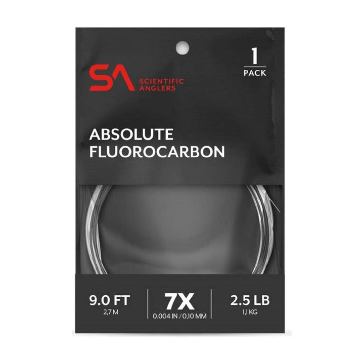 Scientific Anglers Absolute Fluorocarbon Leader - 9' - Tippet, Leader & Accessories - Fly Fish Food