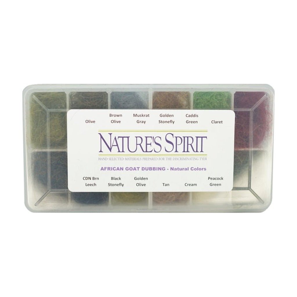 Nature's Spirit African Goat Dubbing Dispenser - Dubbing - Fly Fish Food
