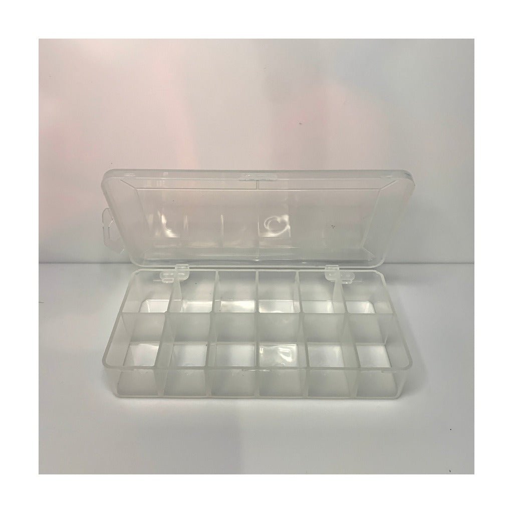 12 Compartment Drilled Dubbing Box - Fly Tying Accessories - Fly Fish Food