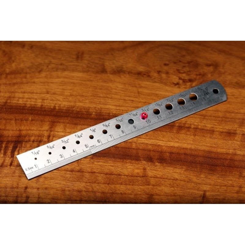 Bead Sizer & Measuring Ruler - Tools & Vises - Fly Fish Food