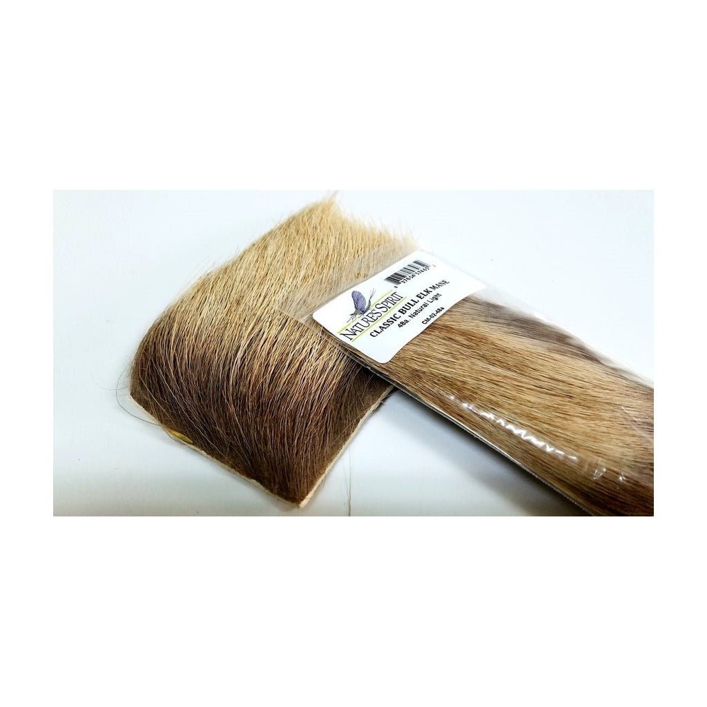 Classic Bull Elk Mane 3x4 Large Patch - Hair & Fur - Fly Fish Food