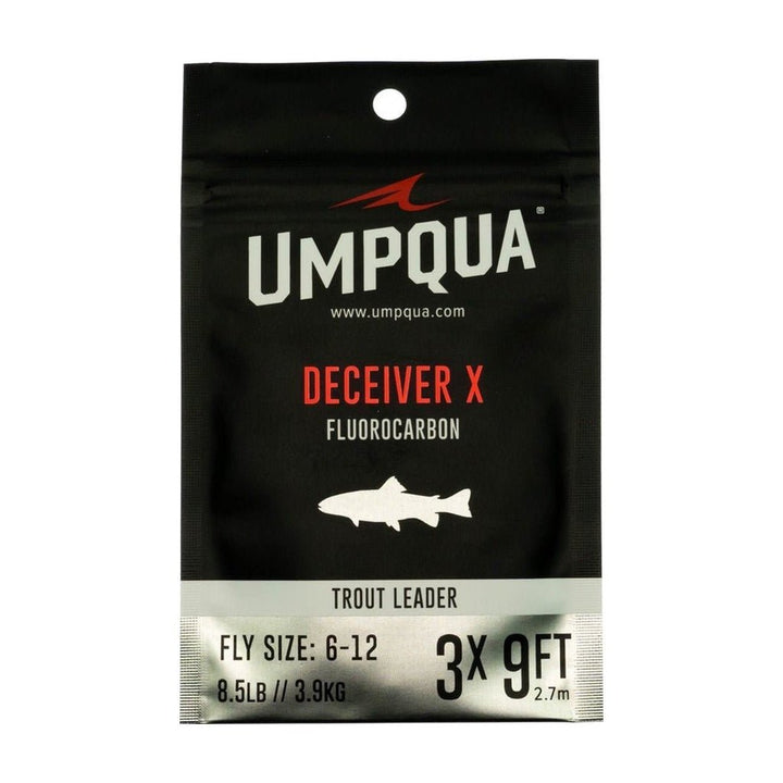 Umpqua Deceiver X Fluorocarbon Leader - 9' - Tippet, Leader & Accessories - Fly Fish Food