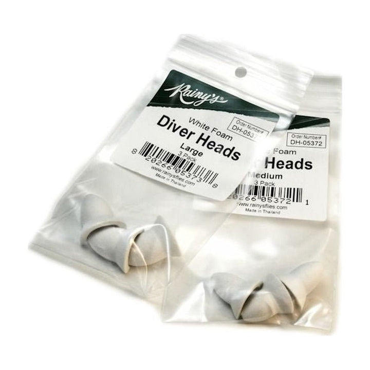 Foam Diver Heads - Foam & Bodies - Fly Fish Food
