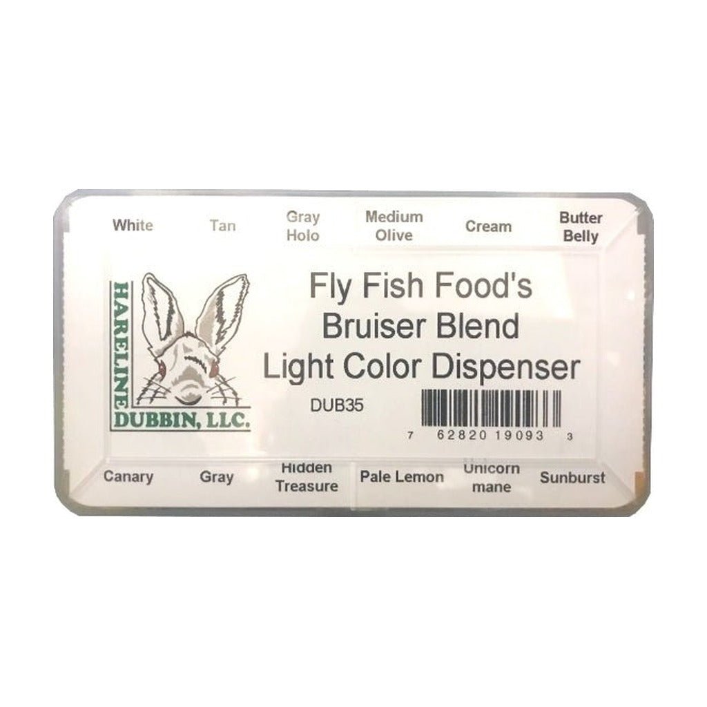 Bruiser Blend Light Colors Dispenser - Dubbing - Fly Fish Food