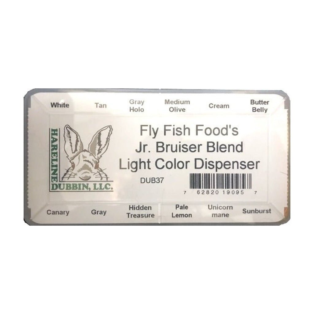 Bruiser Blend Jr. Light Colors Dispenser - Dubbing - Fly Fish Food