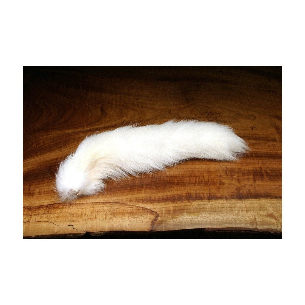 Whole Arctic Fox Tail - Hair &amp; Fur - Fly Fish Food