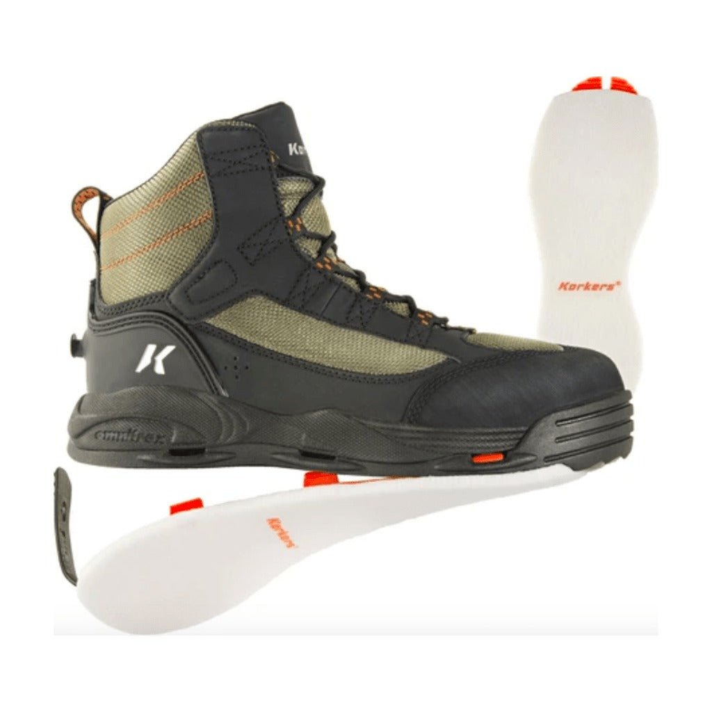 Korkers Greenback Wading Boot - Felt Sole - Boots & Cleats - Fly Fish Food