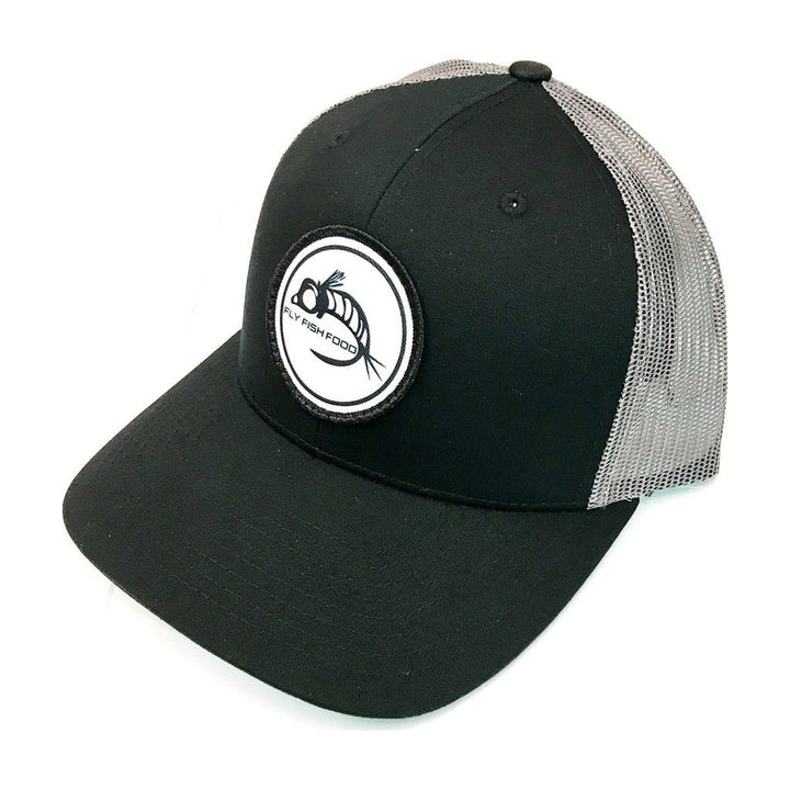 Fly Fish Food Logo Hat - Black & Grey - Hats - Fly Fish Food