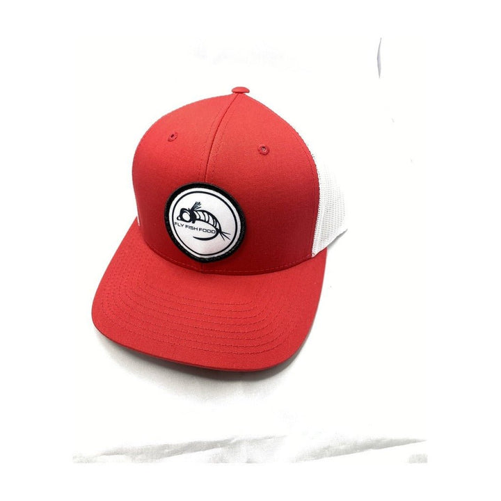 Fly Fish Food Logo Hat - Red/White - Hats - Fly Fish Food