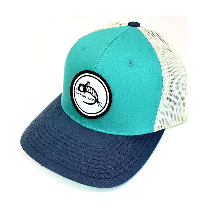 Fly Fish Food Logo Hat - Turquoise & Blue - Hats - Fly Fish Food