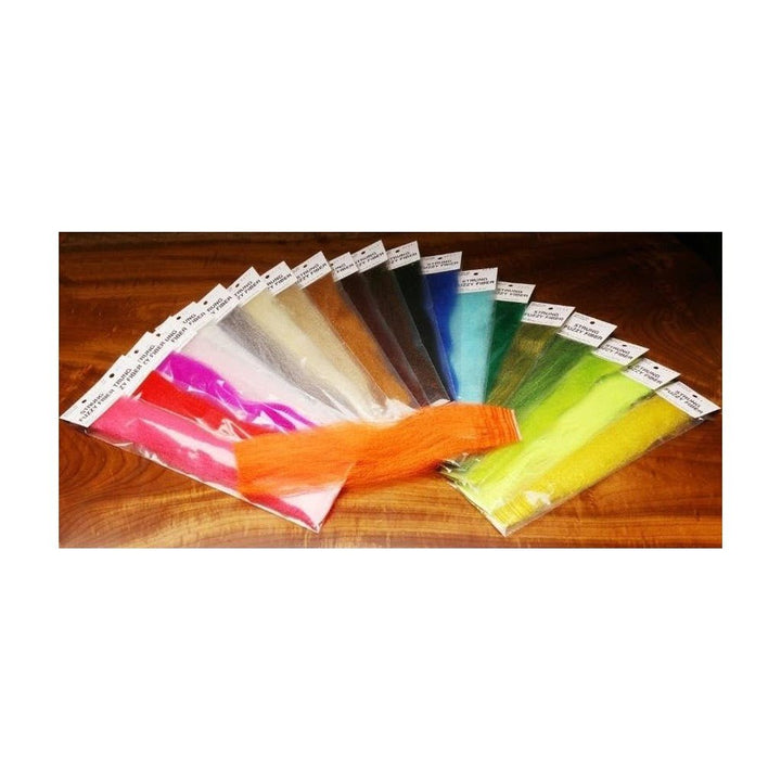 Strung Fuzzy Fiber - Synthetic Fibers & Flash - Fly Fish Food