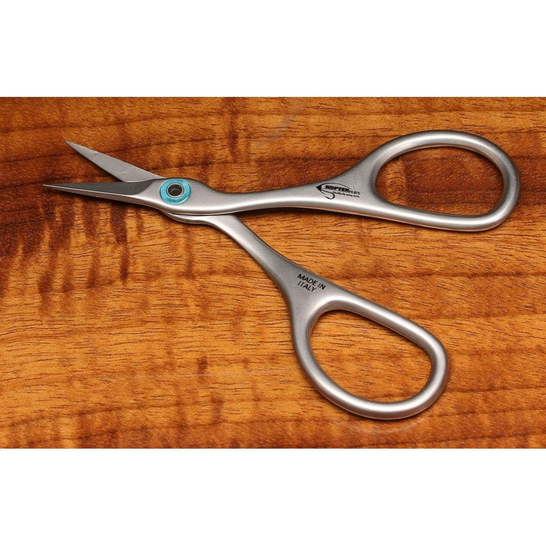 Kopter Precision Straight Blade Micro - Serrated Thin Point Scissors - Tools & Vises - Fly Fish Food