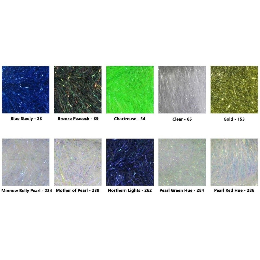 Ripple Ice Hair - 4 inch - Synthetic Fibers & Flash - Fly Fish Food