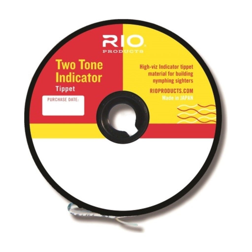 RIO Two - Tone Indicator Tippet - Pink/Yellow - Tippet, Leader & Accessories - Fly Fish Food