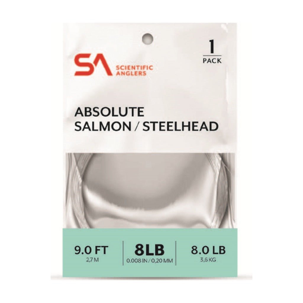 Scientific Anglers Absolute Salmon/Steelhead Leader - Tippet, Leader & Accessories - Fly Fish Food