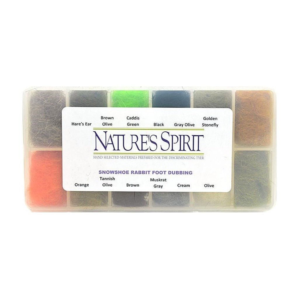 Nature's Spirit Snowshoe Rabbit Foot Dubbing Dispenser - Dubbing - Fly Fish Food
