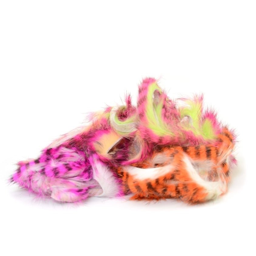 Magnum Tiger Barred Rabbit Strips - Hair & Fur - Fly Fish Food