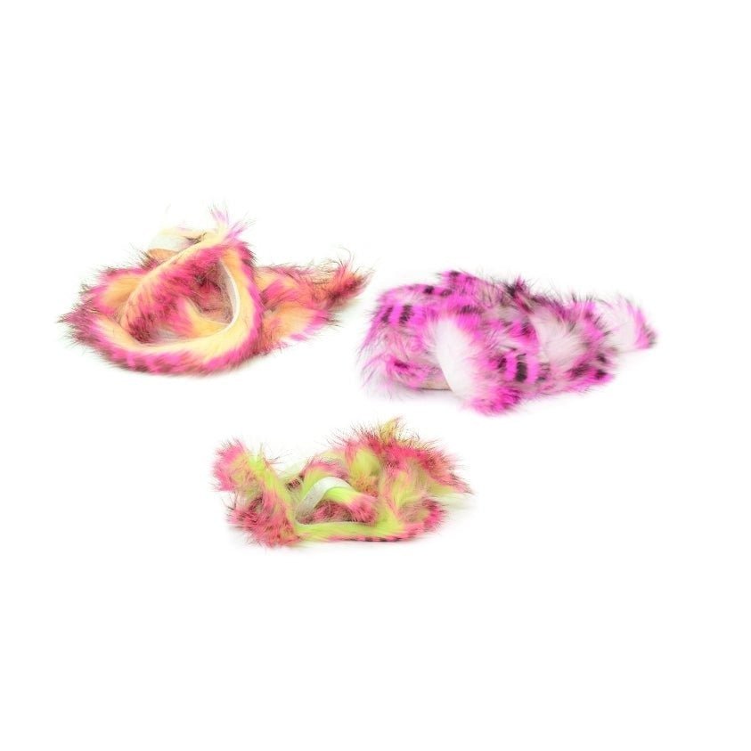 Tiger Barred Rabbit Strips - Hair & Fur - Fly Fish Food