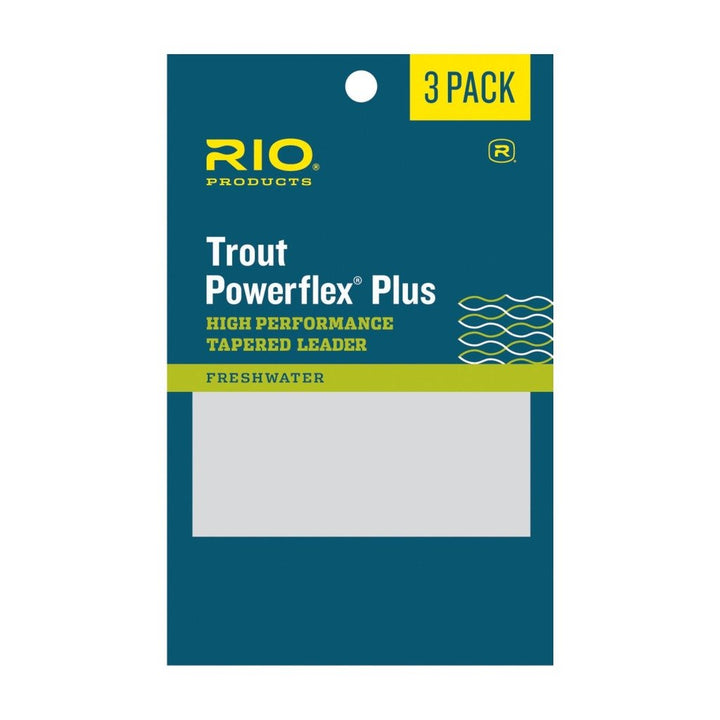 Rio PowerFlex Plus Leader 3 - Pack - Tippet, Leader & Accessories - Fly Fish Food