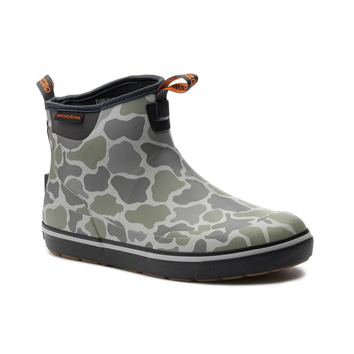 Grundens Deck - Boss Ankle Boot - Tea Duck Camo - Boots & Cleats - Fly Fish Food