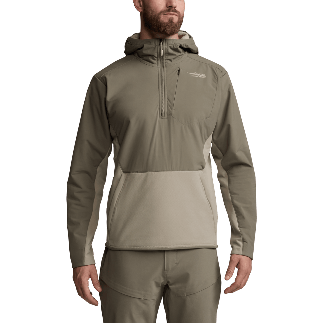 Sitka Alpha Windstopper Hoodie Bark Brown