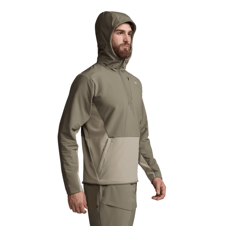 Sitka Alpha Windstopper Hoodie Bark Brown