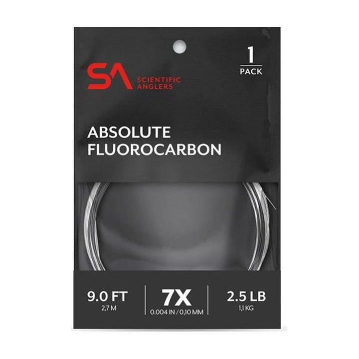 Absolute Fluorocarbon Tapered Leader - 12ft - Tippet, Leader & Accessories - Fly Fish Food