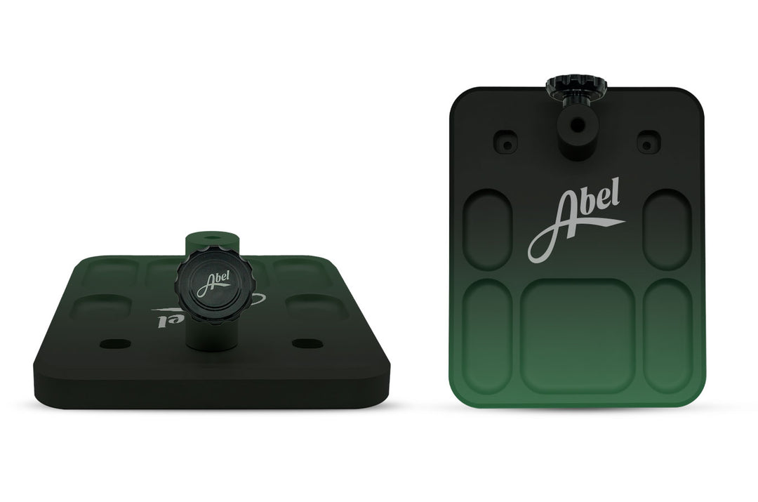 Abel Vise Base - Satin Black Green Fade - Tools & Vises - Fly Fish Food