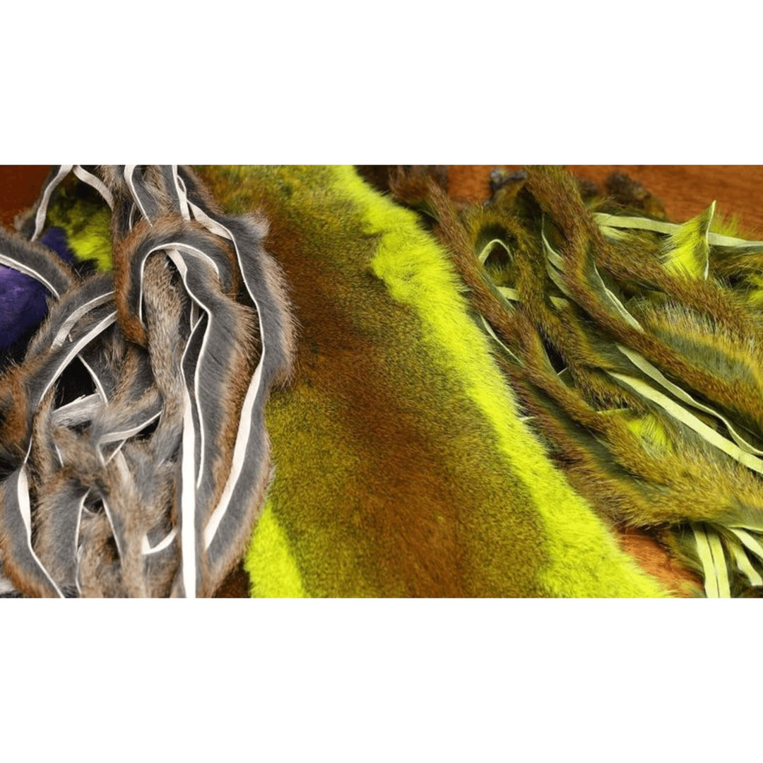 Complete Micro Stripped Pine Squirrel Hide - Hair & Fur - Fly Fish Food