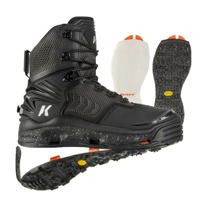 Korkers River Ops Wading boot - Felt and Vibram Soles - Boots & Cleats - Fly Fish Food