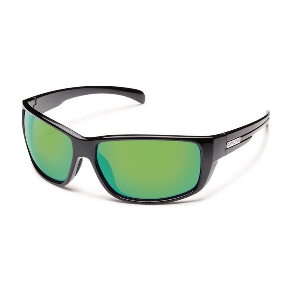 Suncloud Milestone - Black - Polarized Green Mirror - Sunglasses - Fly Fish Food