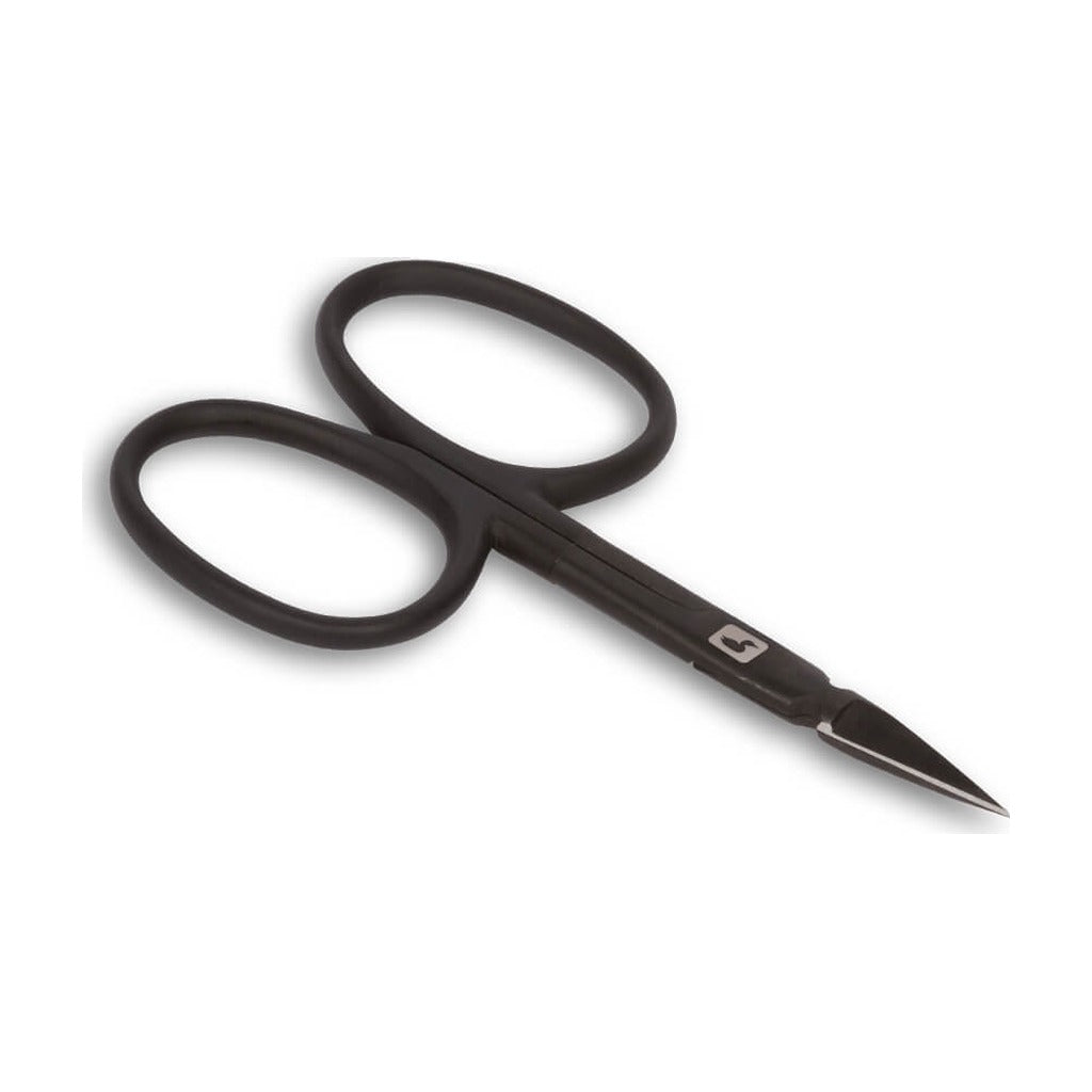 Loon Ergo Arrow Point Scissors 3.5" - Black - Tying Tools - Fly Fish Food