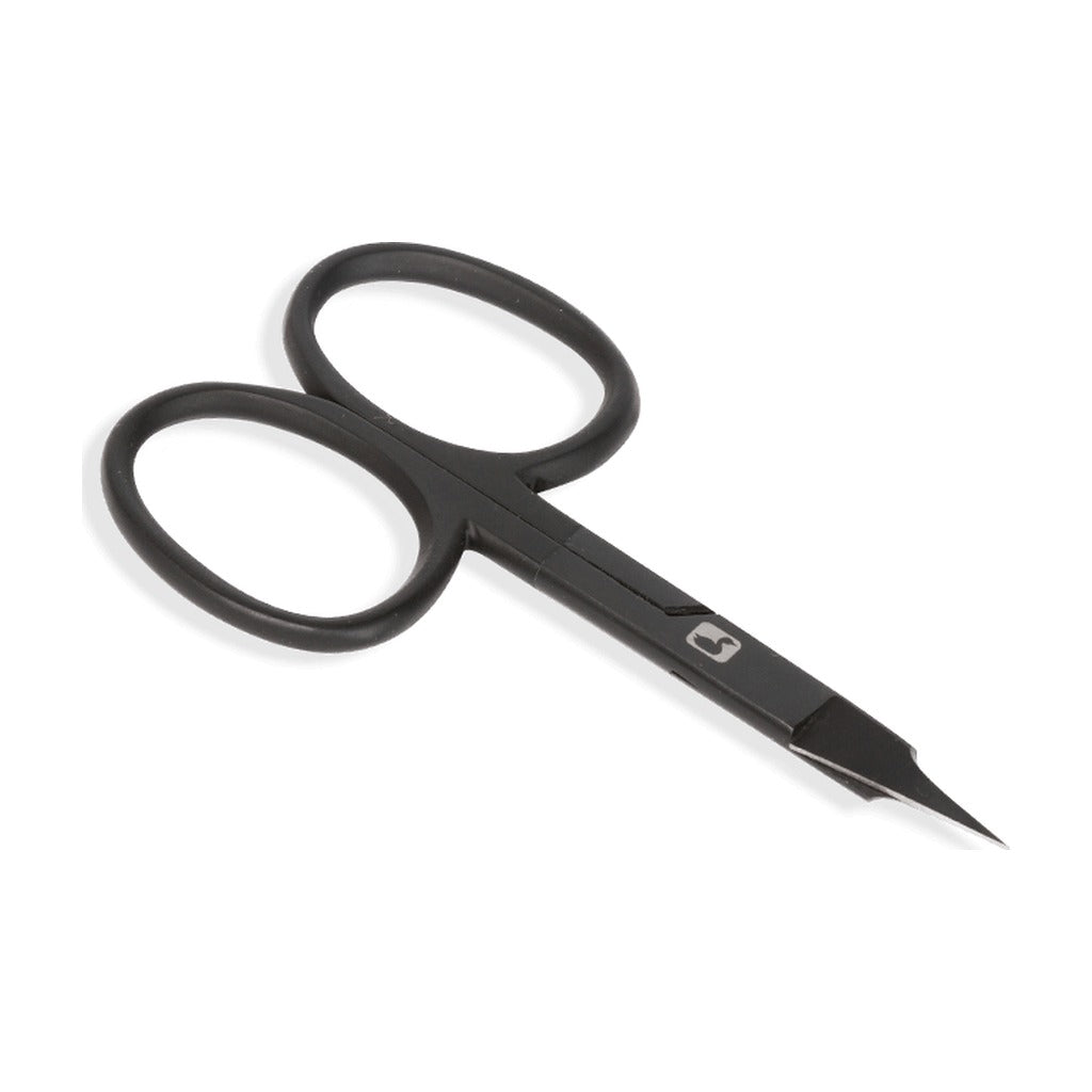 Loon Ergo Precision Tip Scissors - Black - Tying Tools - Fly Fish Food