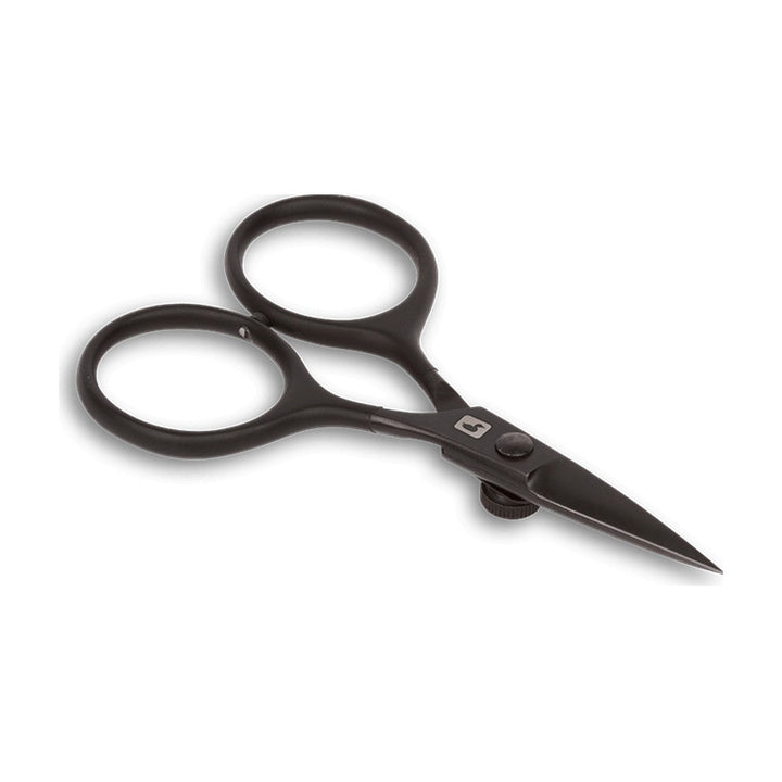 Loon Razor Scissors 4" - Black - Tying Tools - Fly Fish Food