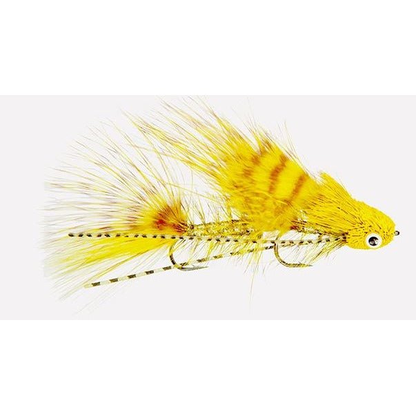 Galloup's Barred Mini Dungeon - Yellow - Flies - Fly Fish Food