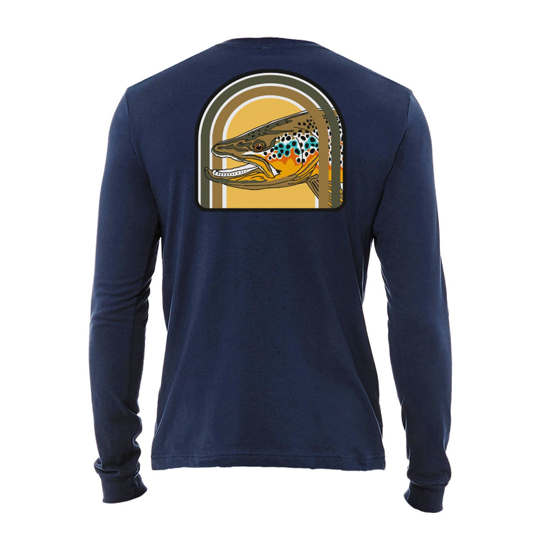 RepYourWater T-Shirt, Long Sleeve, Sunrise Brown