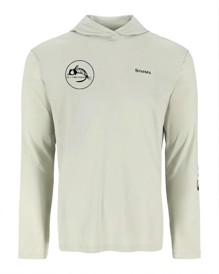 Simms Men's Tech Hoody - Artist Series - Aspen Bass - Fly Fish Food Logo - Apparel - Fly Fish Food