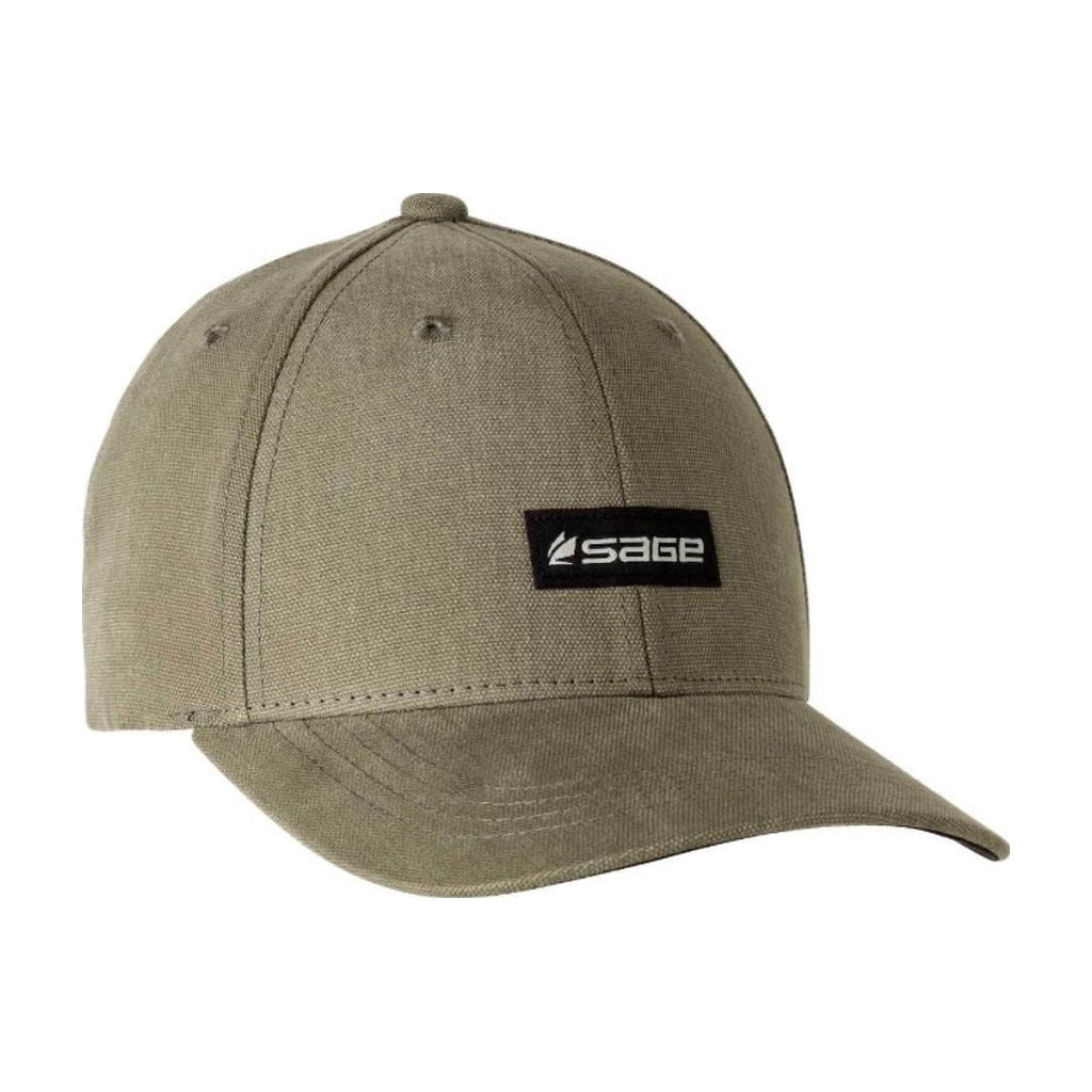 Sage 6 - Panel Logo Hat - Olive - Hats - Fly Fish Food