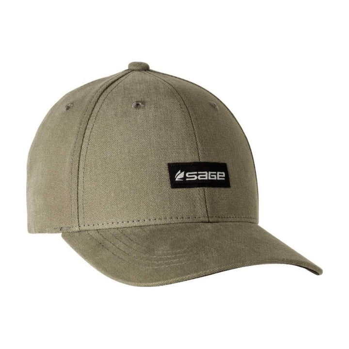 Sage 6 - Panel Logo Hat - Olive - Hats - Fly Fish Food